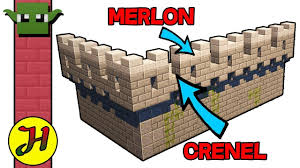 Minecraft Tutorial Castle Wall Minecraft Tutorial Minecraft Minecraft Wall