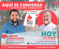 Los invito en conjunto con el frente amplio cordillera, a nuestro primer encuentro prográmatico que tiene como objeto crear el programa de gobierno que representará nuestr si bien no pudimos obtener el cargo de concejal. Fabian Fernandez Concejal Posts Facebook