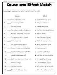 Printable Cause And Effect Worksheet Super Teacher Worksheets Cause And Effect Worksheets Cause And Effect