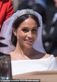How it pays tribute to her new royal family. Queen Had Words With Harry Over Very Difficult Meghan S Choice Of Wedding Tiara Daily Mail Online