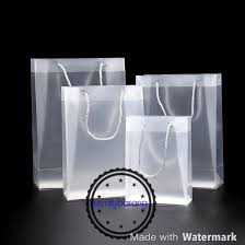 Custom pp gift bag shopping bag plastic handle,pp material frosted promotional gift bag pp plastic bag with custom logo. Translucent Pp Plastic Bag Everything Else On Carousell