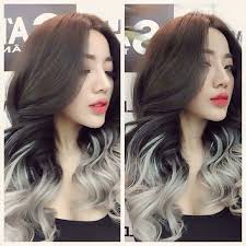 Dark Hair Brown Grey White Ends Blonde Hair Tips Ombre Hair Blonde Hair Color Highlights