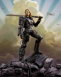 Edge of tomorrow emily blunt (rita vrataski) jacket. Angel Of Verdun By Tapio Salminen Putty Paint