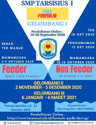 Daftar kuota ppdb jakarta 2021. Ppdb Smp Tarsisius I Tahun Pelajaran 2021 2022 Sekolah Tarsisius 1