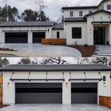 Sterling Garage Doors On Contemporary Custom Home Modern Garage Doors Garage Exterior Unique Garage Doors