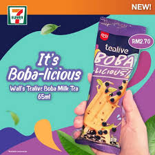 30 Apr 2020 Onward 7 Eleven Wall S Tealive Boba Milk Tea Ice Cream Everydayonsales Com