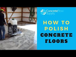 How To Polish Concrete Floors Youtube Concrete Floors Polished Concrete Concrete Floors Diy