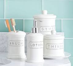 Our furniture, home decor and accessories collections feature bathroom sets in quality materials and classic styles. All Bath Accessories Bath Accessories Bathroom Accessories Pottery Barn Bath