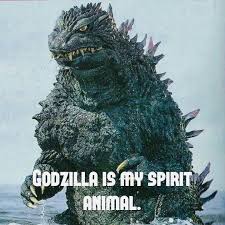 Reblog If Godzilla Is Your Spirit Animal Godzilla Funny Godzilla Kaiju Monsters