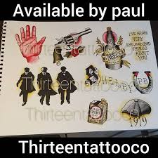 By dubuddha december 11, 2017. Thirteen Tattoo Peaky Blinders Flash Available By Paul