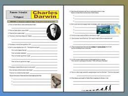 Students initially create traditional motivational posters using paper, pencils, markers, and crayons. Famous Scientist Webquest Charles Darwin Evolution Natural Selection