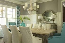 Ensure you have enough seats for dinner with the great range of dining room chairs (leather, modern, fabric, upholstered). Turquoise Dining Chairs Cottage Dining Room Benjamin Moore Ozark Shadows Martha O Hara Interiors