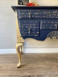 Gold Makes Everything Prettier Learn How To Create This Look Stencil Furniture Painting Furniture Diy Paint Furniture