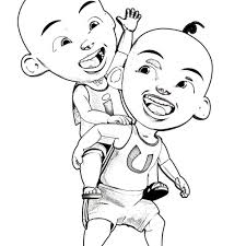 Website ini memberikan satu link muat turun untuk kamu memuat turun gambar mewarna diatas. Upin And Ipin Coloring Pages Coloring Home