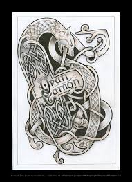 Celtic Beast Tattoo Design By Tattoo Design Viking Tattoo Symbol Celtic Art Celtic Designs
