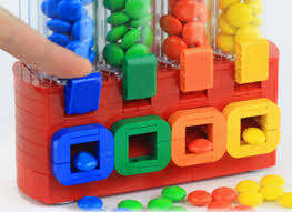 Learn how to make this amazing candy dispenser out of cardboard. Lego Ideas M M S Chocolate Candy Dispenser
