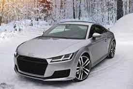 2015 Audi Tt Is The Perfect Snow Angel Carscoops Audi Tt Audi Audi Tt Roadster