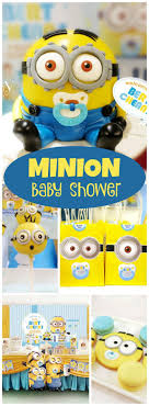 Despicable Me Minions Baby Shower Welcome Baby Bert Catch My Party Minion Baby Shower Minion Baby Baby Boy Shower