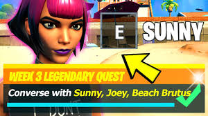 Converse with Sunny, Joey, or Beach Brutus Locations