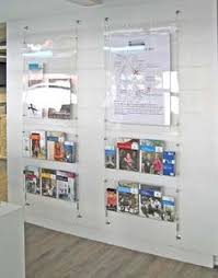 Case magazine/brochure holder is available as wall mounted and as freestanding versions. Mission Board Displays