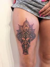 Feminine Elephant And Mandala Tattoo Https Www Instagram Com Spaghettitattoos