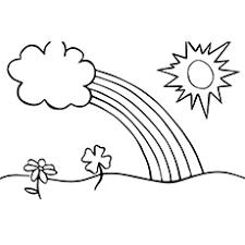 Rainbows are one of the most popular objects for coloring pages of children. Rainbow Coloring Pages Free Printables Momjunction