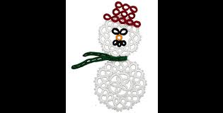 Timeless Tatted Snowman!