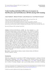 The idea of animal right and the place of non human creatures what to write about in a self reflection essay. Pdf Understanding Individual Differences In Response To Self Practice And Self Reflection Sp Sr During Cbt Training