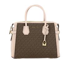 Les sacs michael michael kors disponibles. Michael Michael Kors Sac Mercer Avec Imprime Mk Sac Porte Main Michael Michael Kors Femme Marron Sac Porte Main Michael Michael Kors 30s9gm9s2b Giglio Fr