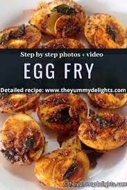 Egg Fry Recipe Step By Step Egg Masala Fry Recipe Quick Egg Recipes Recipe Quick Egg Recipes Cooking Recipes Recipes