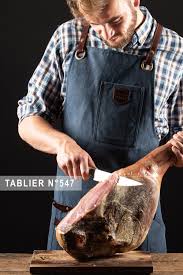 Tablier Bleu Homme Cuir Impermeable Alaskan Maker Tablier Tablier Cuisine Tablier Bleu