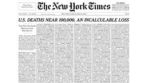 Altitude is a column by politico founding. Corona New York Times Veroffentlicht Namen Von Covid 19 Toten Auf Titelseite Der Spiegel