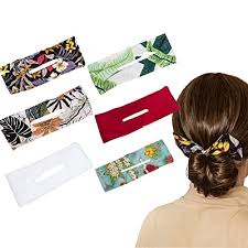 100% human hair, hairpieces in big discount. Buy Deft Bun For Hair Elegant Cloth Magic Clip Bum Make Donut Bun Former Maker Ballet Buns French Twist Ponytail Hair Style Styling Tool Party Hair Accessorie For Women Girls 6 Pack Online