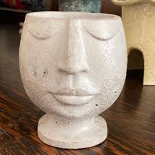 Cement Plantenbak Bruin