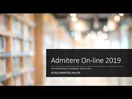 2 Admitere Online Uaic 2020 Creare Fisa Inscriere Youtube