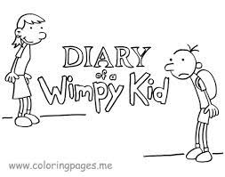 Children love to know how and why things wor. Diary Of A Wimpy Kid Coloring Pages To Print Coloring Home