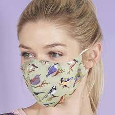 Disposable face masks for women, disposable face masks with designs, individually wrapped breathable colorful fashion cute mask with nose wire elastic ear loop for adults teen girls working out, 3 ply 50pcs. Facemasks Uk Delivery Birds Design Rspb Shop