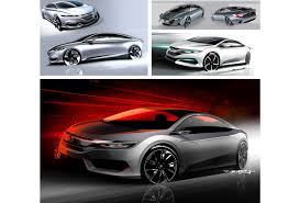 honda honda design the 10th civic design story sedan concept car sketch car design sketch
