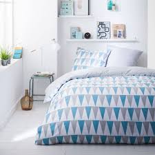 Housse De Couette Geometrix Lake 220 X 240 Cm Avec Taies D Oreiller Avec Images Parure De Lit Housse De Couette Linge De Lit