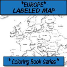 Maps use colors to represent such features as political boundaries, elevations, urban areas, and a variety of statistical data. Europe Political Map Labeled Coloring Book Series By The Human Imprint