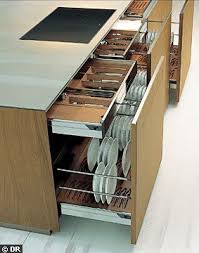 Meubles De Cuisine Les Nouveaux Tiroirs Ont La Cote Meuble Cuisine Rangement Cuisine Cuisine Moderne