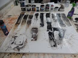 The Targeted Applications Of Different Types Of Bitumen To Learn In My Workshops Kunst Skizzenzeichnungen Abstrakt