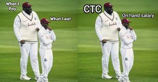 Rahkeem cornwall is the heaviest cricketer in the world. Rahkeem Cornwall S Photo With His Teammate Has Become A Meme Due To Crazy Height Gap Rvcj Media