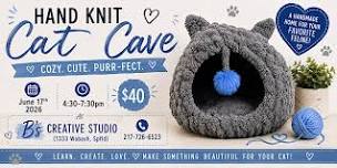 Finger Knitting CAT CAVE