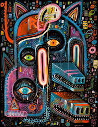 French Artist Sebastien Feraut Aka Niark1 Art Design Painting Design Art