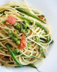 Capellini Alla Primavera Recipe Recipe Lidia Bastianich Italian Recipes Capellini