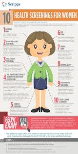 10 Health Screenings For Women San Diego Scripps Health Health Screening Health Facts Health