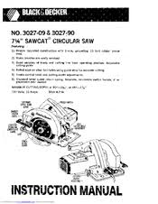 Black And Decker Band Saw Manual Black Decker Sawcat 3027 09 Instruction Manual Pdf Download Manualslib