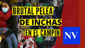 Pelea entre hinchas de santa fe y nacional empañó el regreso a el campín. T6wfmatpe Qegm