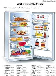 What Is There In The Fridge Worksheet English Exercises Teaching English Learn English